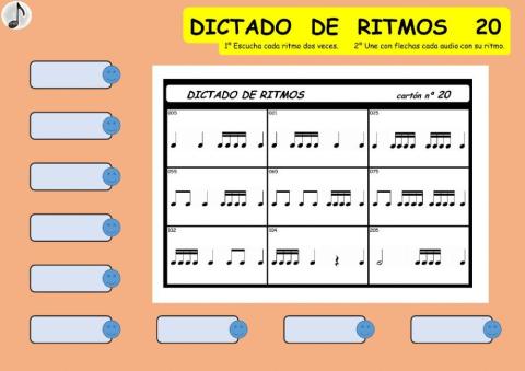 DICTADO DE RITMOS 20
