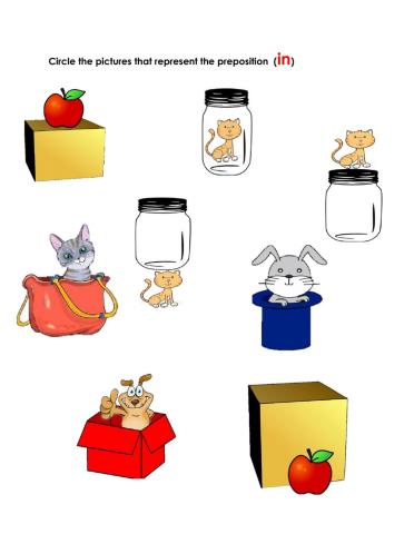 Preposition in