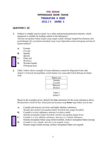 KSSM Sc P1 pat ting 4 sc serian 2020-q1-20