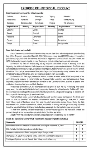 Historical Recount Text