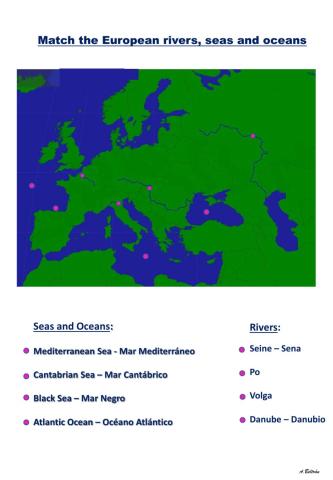 Ríos y mares Europa