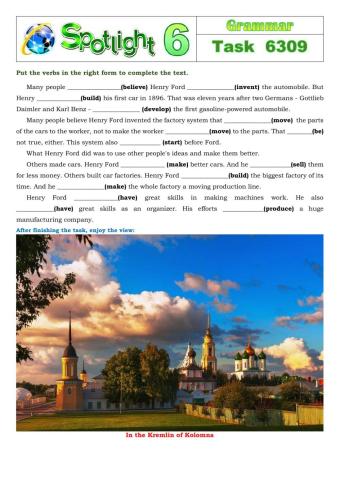 Spotlight 6 Task 6309