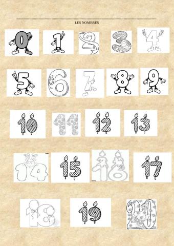 Les nombres 0-20