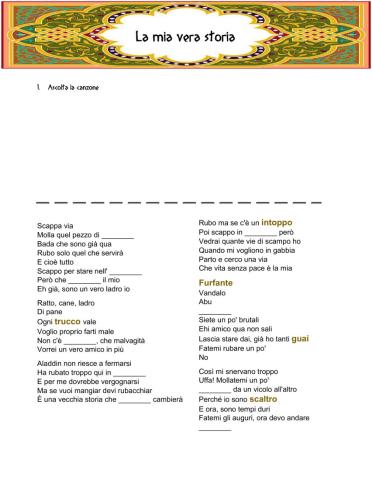 La mia vera storia