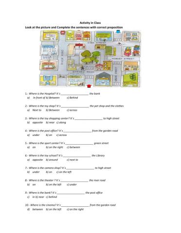 Prepositions of Location