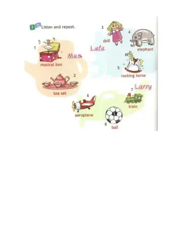 Spotlight 3 Module 4 Unit 7a TOYS