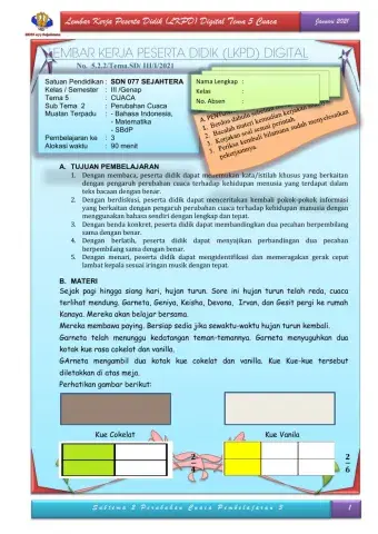 Lembar Kerja Peserta Didik Digital