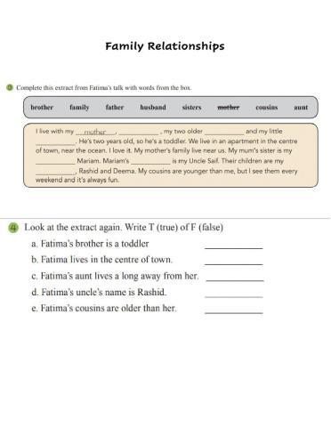 Family Relationships