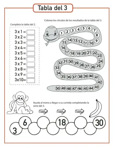 Ejercicio Tabla del 3
