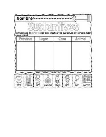 Los sustantivos