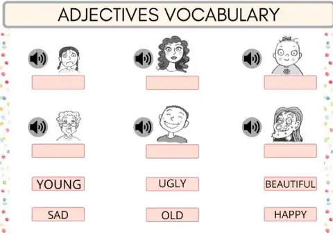 Adjectives Vocabulary 1º