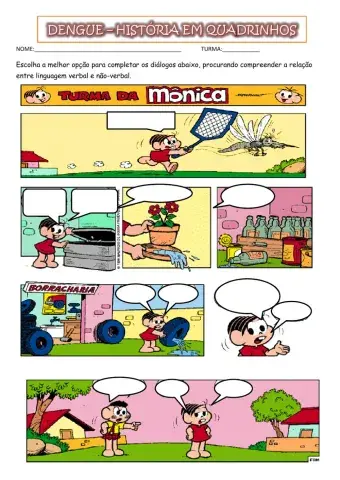 DENGUE- HISTÓRIA EM QUADRINHOS 