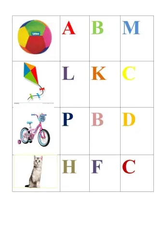 Letters (1st grade)