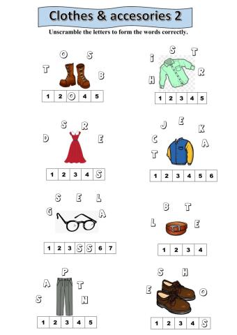 Clothes and accesories 2