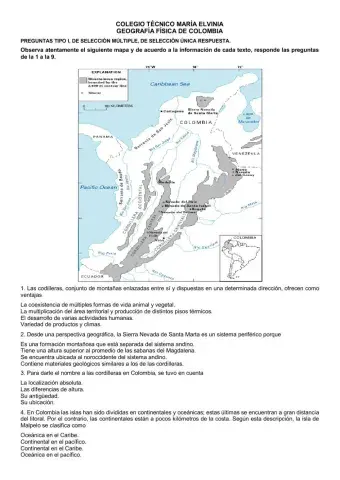 Geografia de colombia