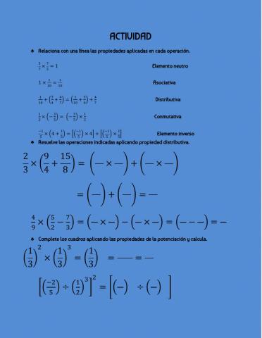 Numeros racionales y ecuaciones en q