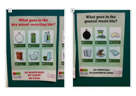 Reading what to put in which bin