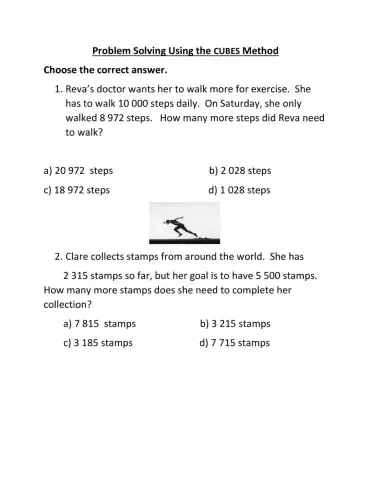 Steps in Problem Solving