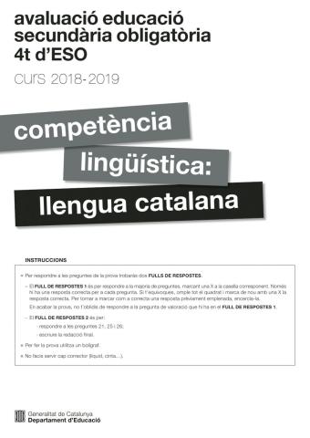 CB català 4t ESO 2019