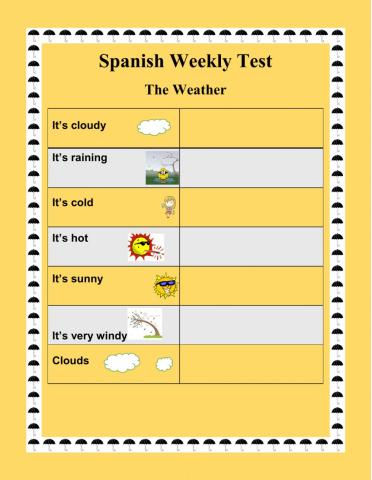 Spanish test