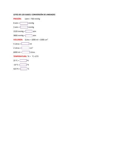 Evaluación Leyes de los gases-Conversiones