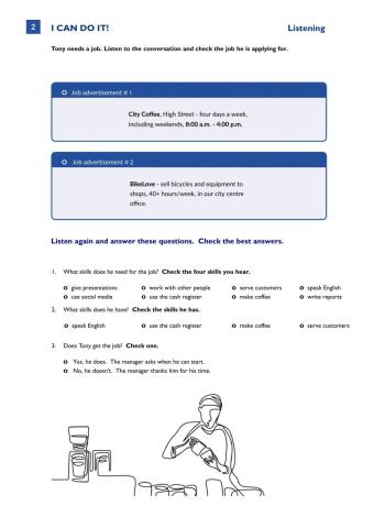 I Can Do It! Job Skills - Listening Practice