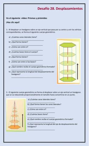 Desafío 28. Desplazamientos