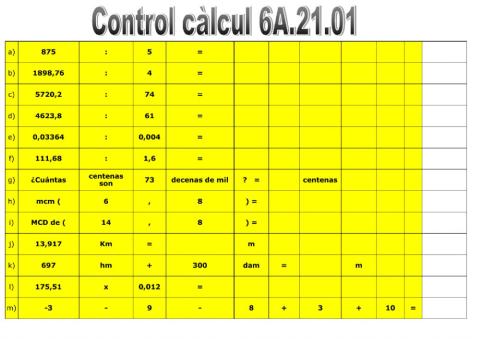 Control càlcul 6A.21.01