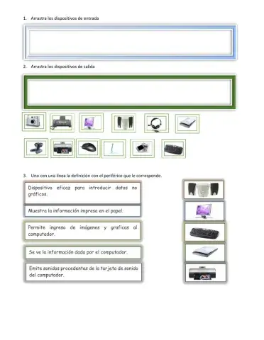 Dipositivos perifereicos de entrada y salida
