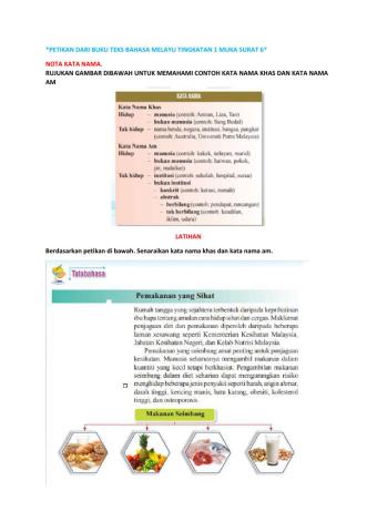 Kata nama khas dan am