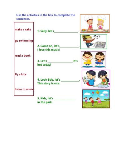 Suggestions with Let's