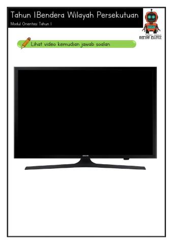 Transisi Tahun 1 - Bendera Wilayah Persekutuan