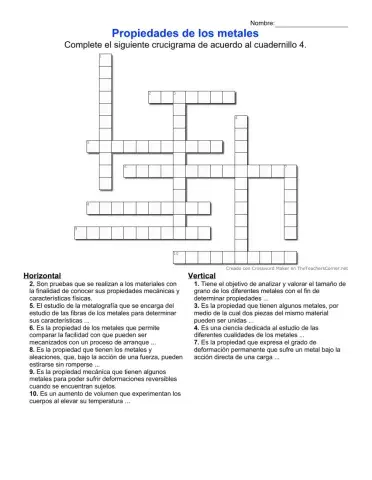 Propiedades de los metales