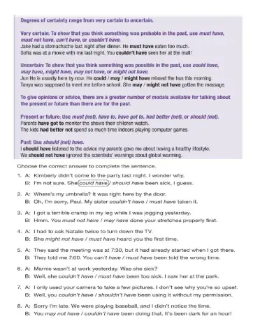 Modals With Multiple Uses