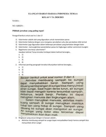 Ulangan bi tema 7