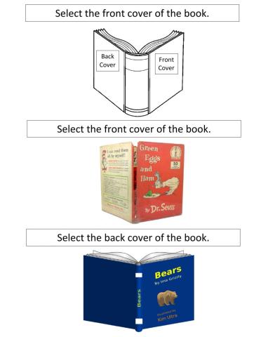 Identifying the Front and Back Cover of a Book