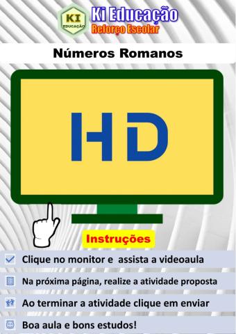 Números romanos 4º ano
