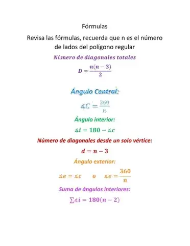 Ángulos y diagonales