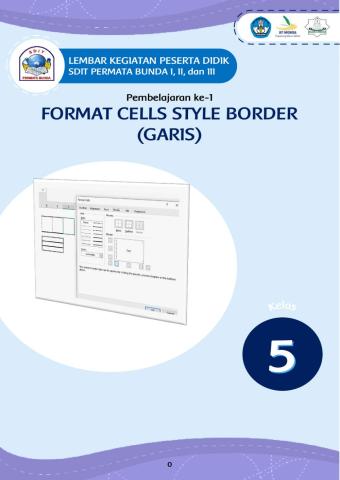Border style ms. excel