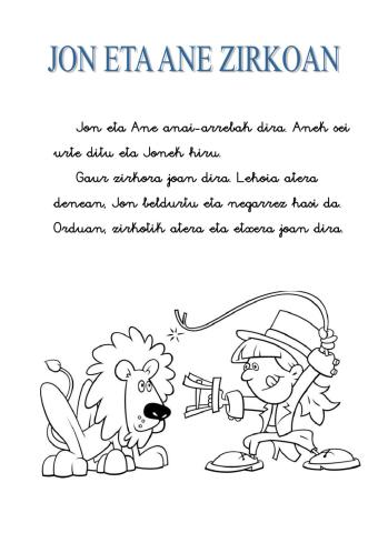 Jon eta ane zirkoan