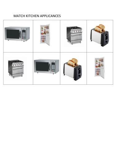 Match kitchen appliances