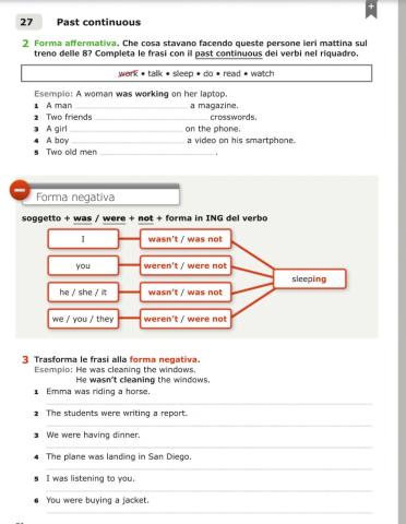 Past continuous 2 easy