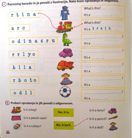 Toys-sentences and questions