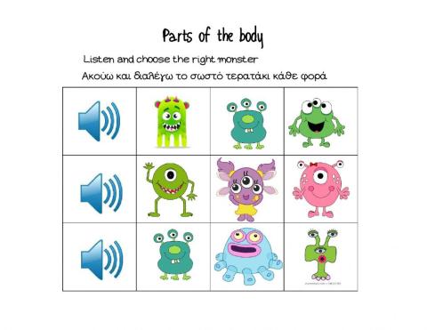 Year1-parts of the body2