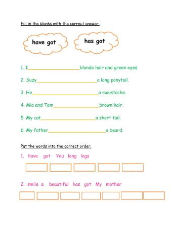 Have got and Have got