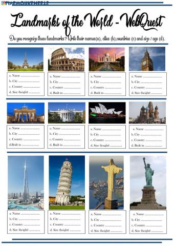 Landmarks of the world