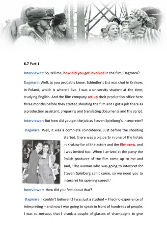 Passive voice interview