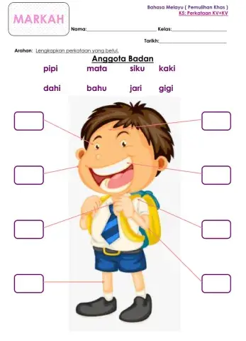 Kemahiran 5: Perkataan KV+KV