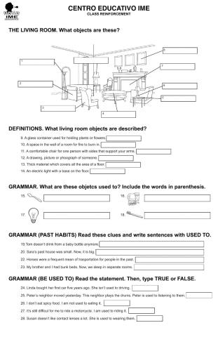 Living room, used to test