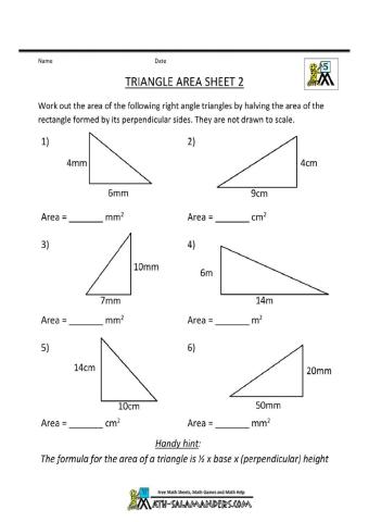 Area of a triangle